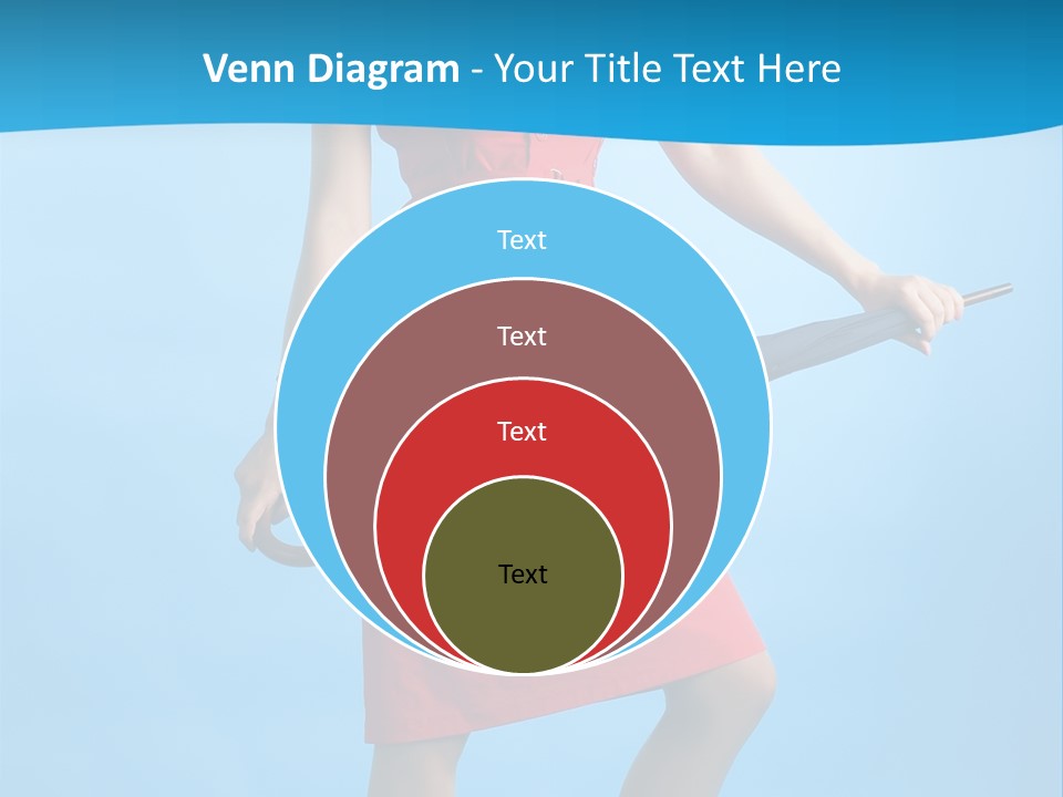 Beautiful Umbrella Pretty PowerPoint Template