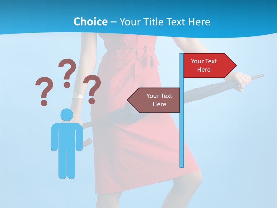 Beautiful Umbrella Pretty PowerPoint Template