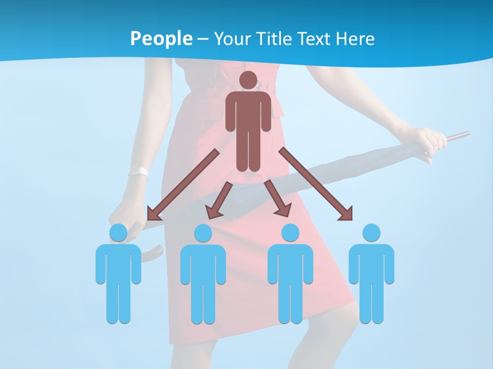 Beautiful Umbrella Pretty PowerPoint Template