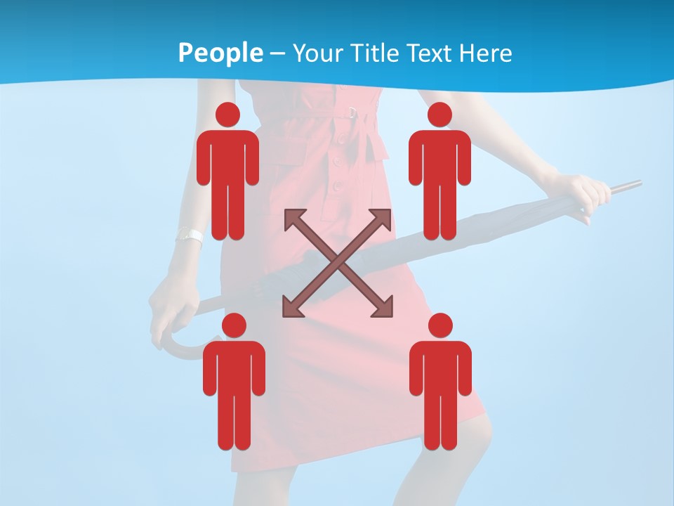 Beautiful Umbrella Pretty PowerPoint Template