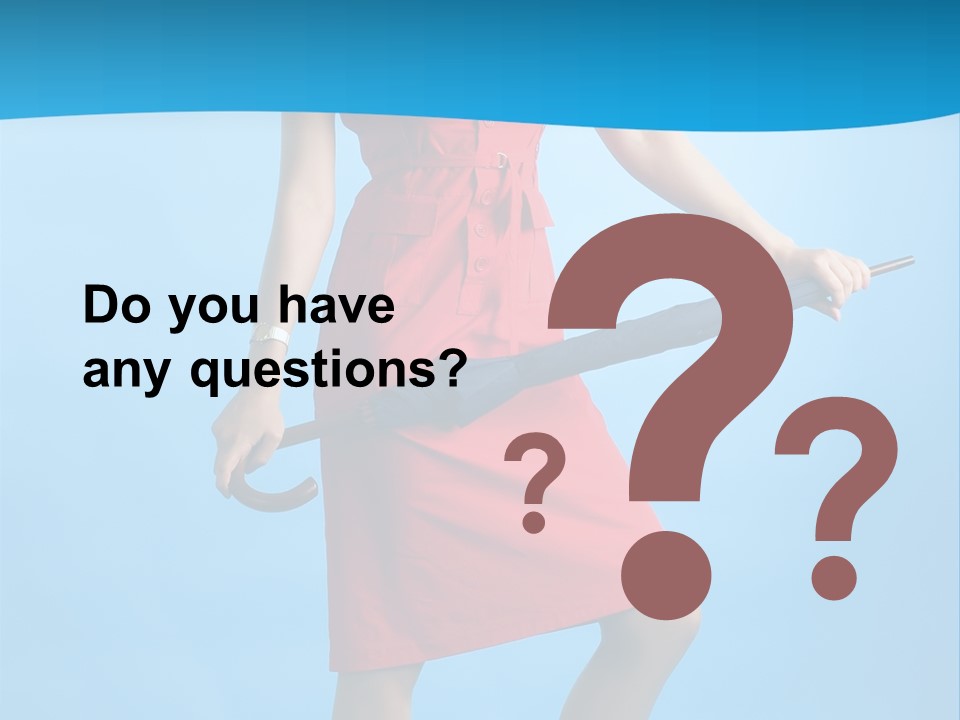 Beautiful Umbrella Pretty PowerPoint Template