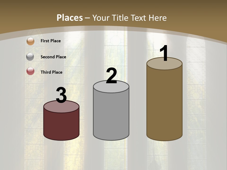 Arch Prayer Burst PowerPoint Template