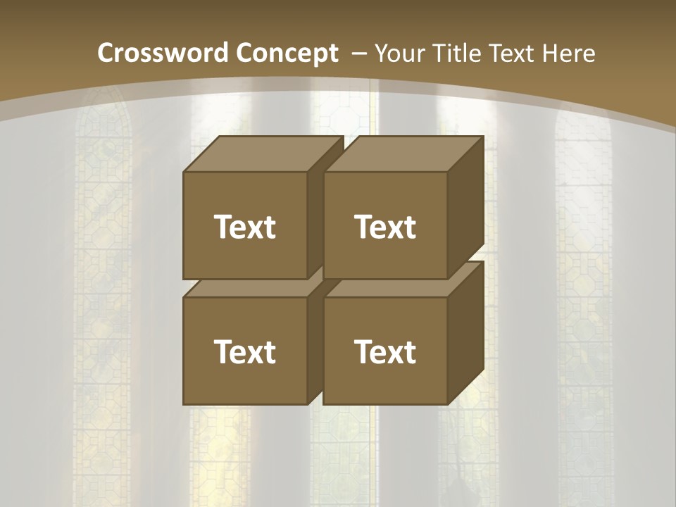 Arch Prayer Burst PowerPoint Template