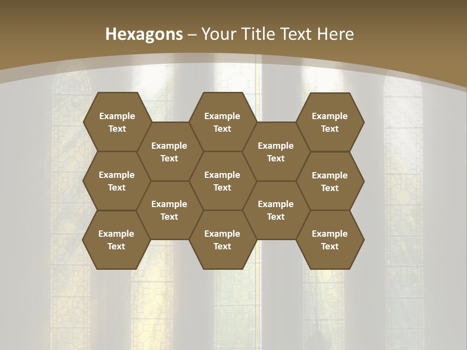 Arch Prayer Burst PowerPoint Template