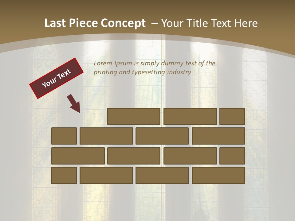 Arch Prayer Burst PowerPoint Template