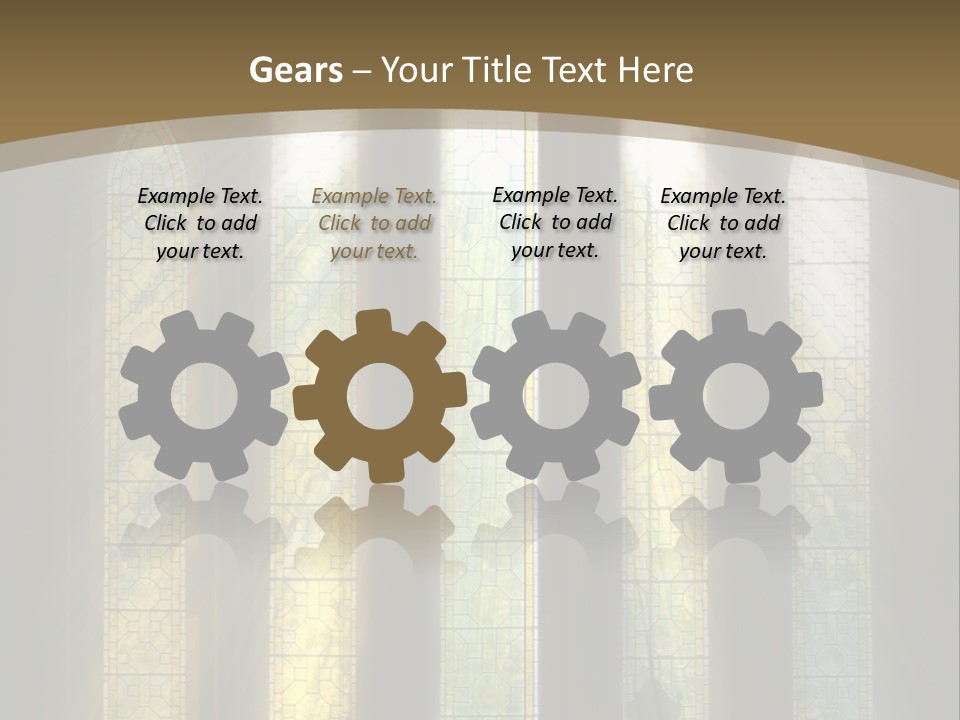 Arch Prayer Burst PowerPoint Template