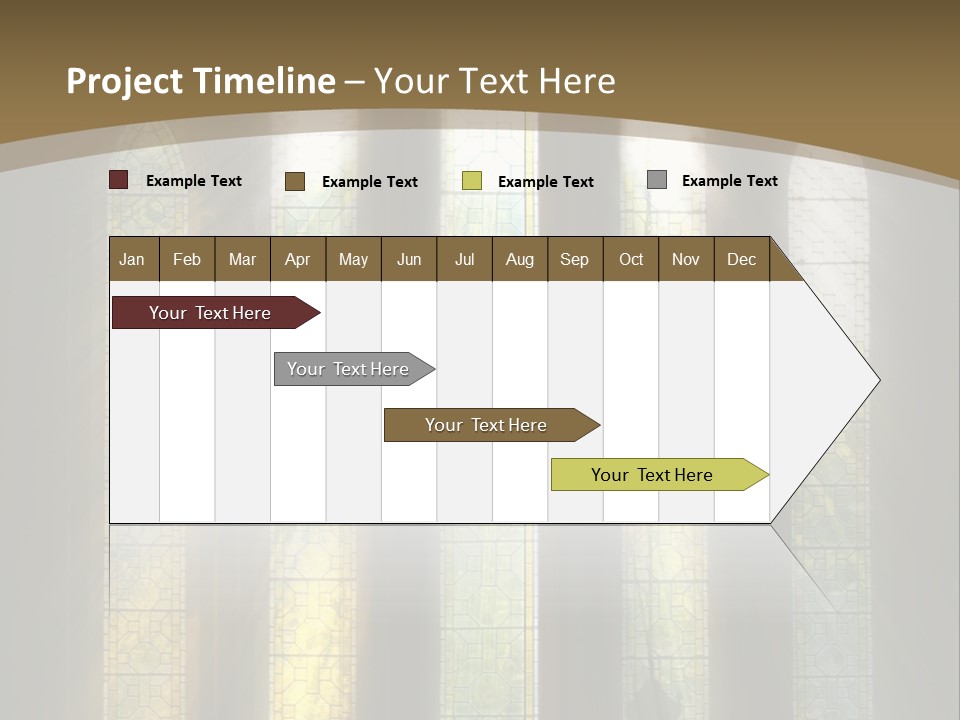 Arch Prayer Burst PowerPoint Template