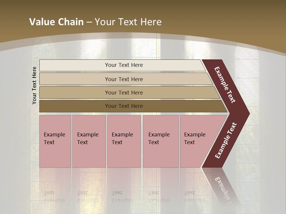 Arch Prayer Burst PowerPoint Template