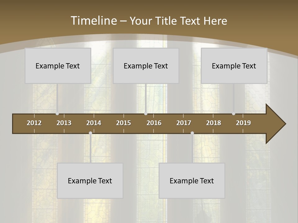 Arch Prayer Burst PowerPoint Template