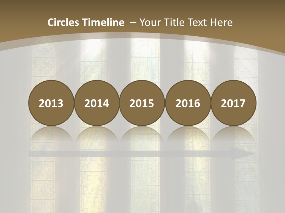 Arch Prayer Burst PowerPoint Template