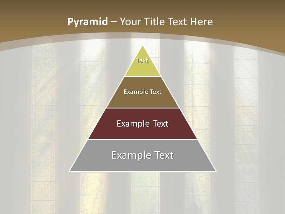 Arch Prayer Burst PowerPoint Template