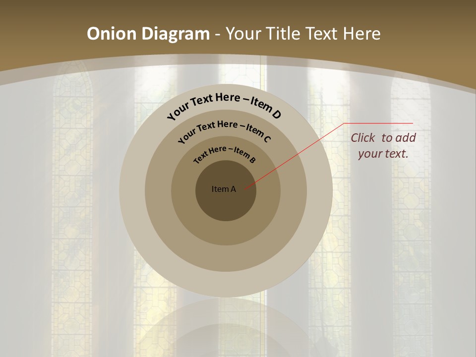 Arch Prayer Burst PowerPoint Template