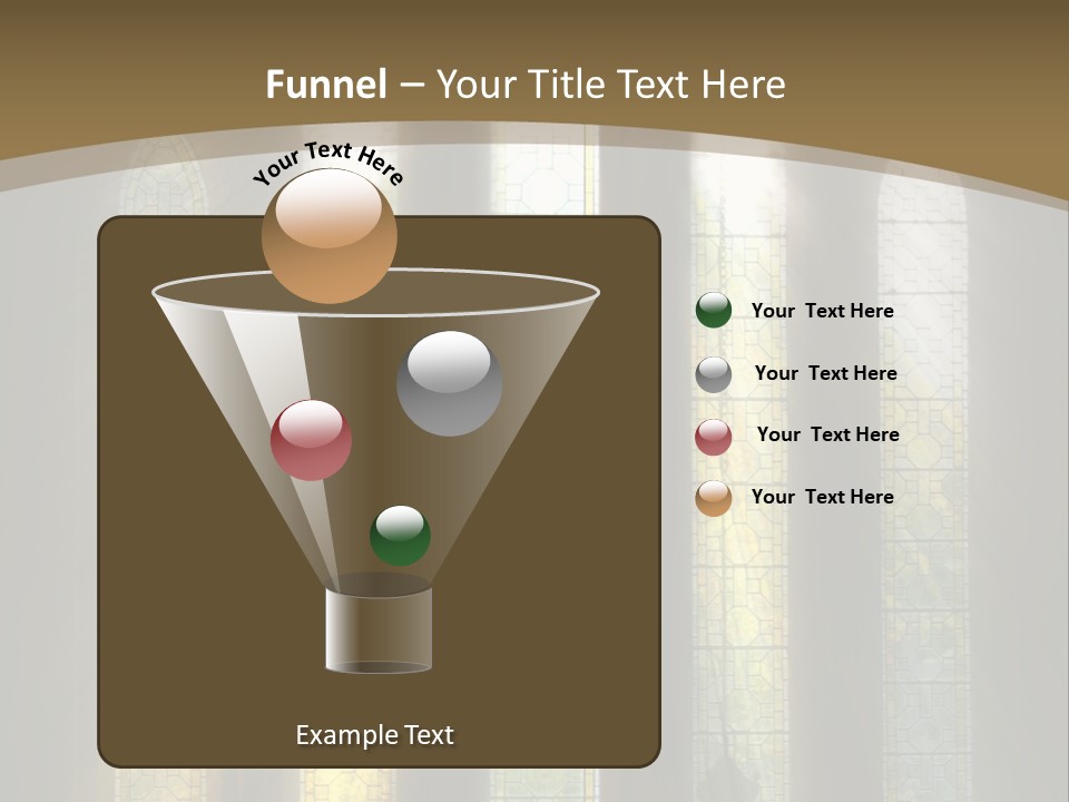 Arch Prayer Burst PowerPoint Template