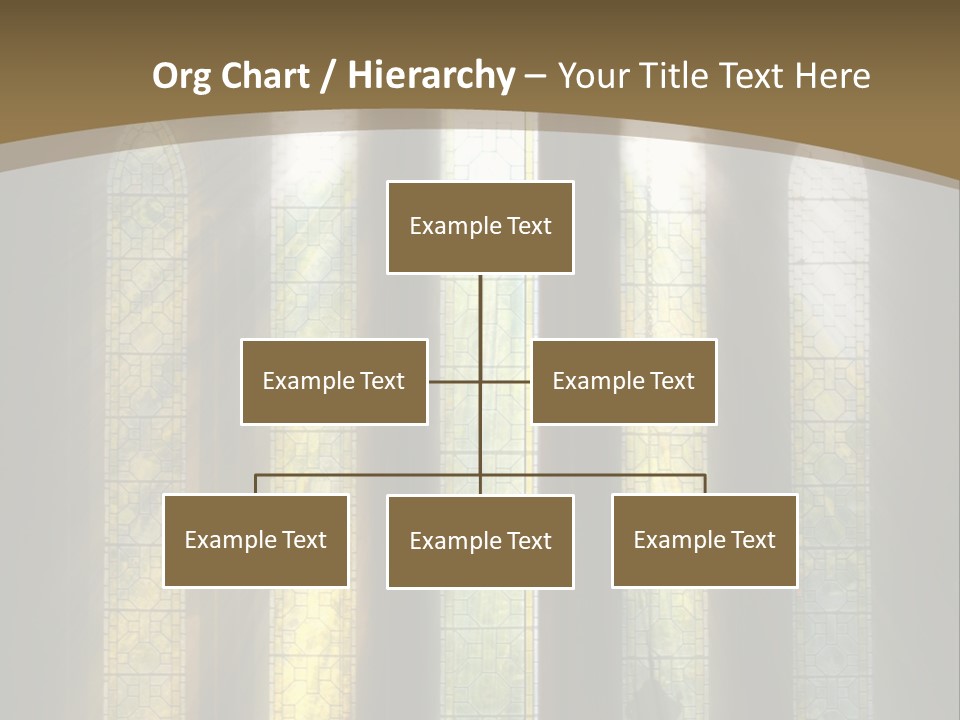 Arch Prayer Burst PowerPoint Template