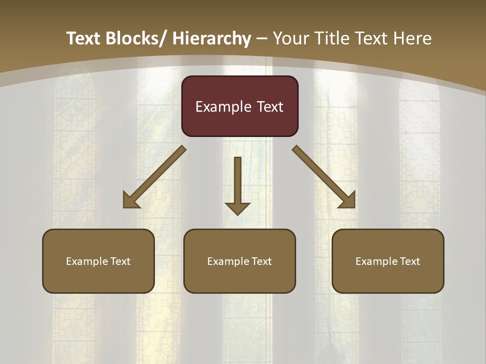 Arch Prayer Burst PowerPoint Template