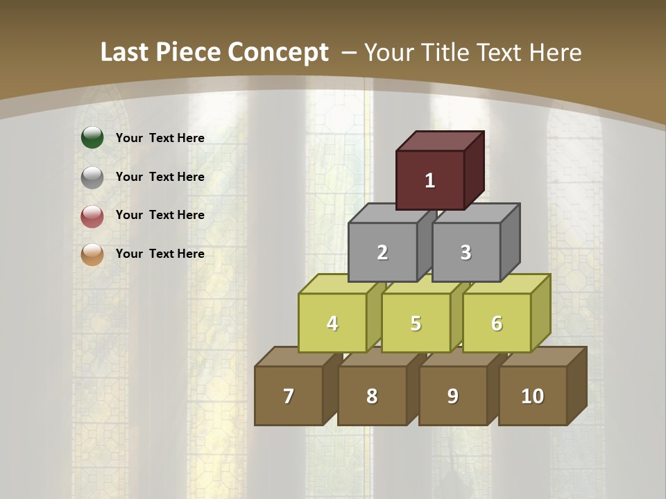 Arch Prayer Burst PowerPoint Template