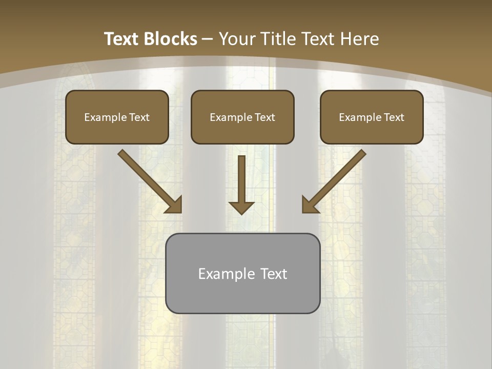 Arch Prayer Burst PowerPoint Template