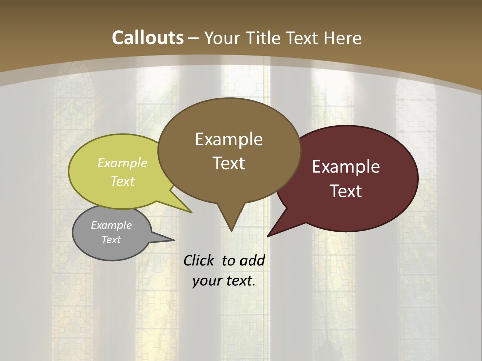 Arch Prayer Burst PowerPoint Template