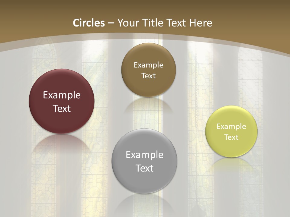 Arch Prayer Burst PowerPoint Template