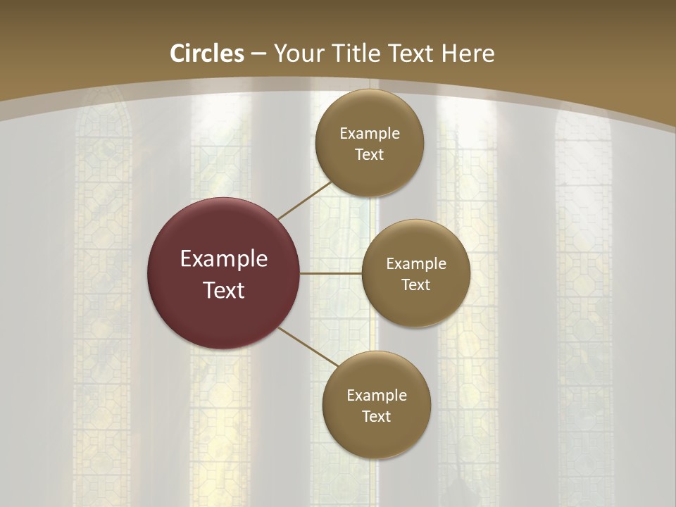Arch Prayer Burst PowerPoint Template