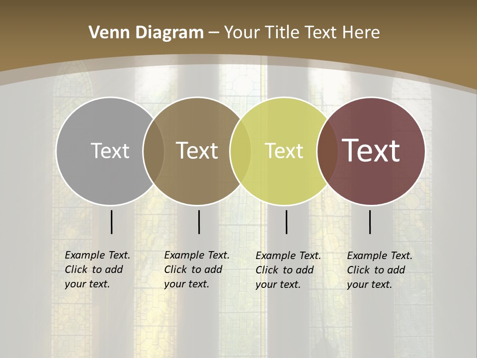 Arch Prayer Burst PowerPoint Template