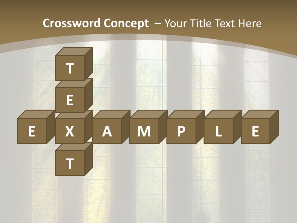 Arch Prayer Burst PowerPoint Template