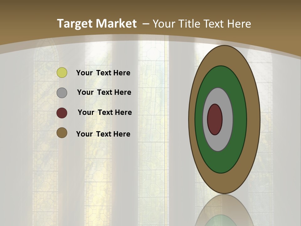 Arch Prayer Burst PowerPoint Template