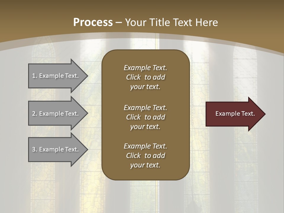 Arch Prayer Burst PowerPoint Template