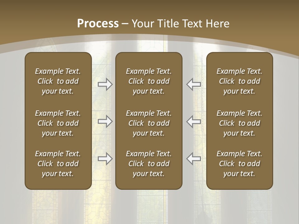 Arch Prayer Burst PowerPoint Template