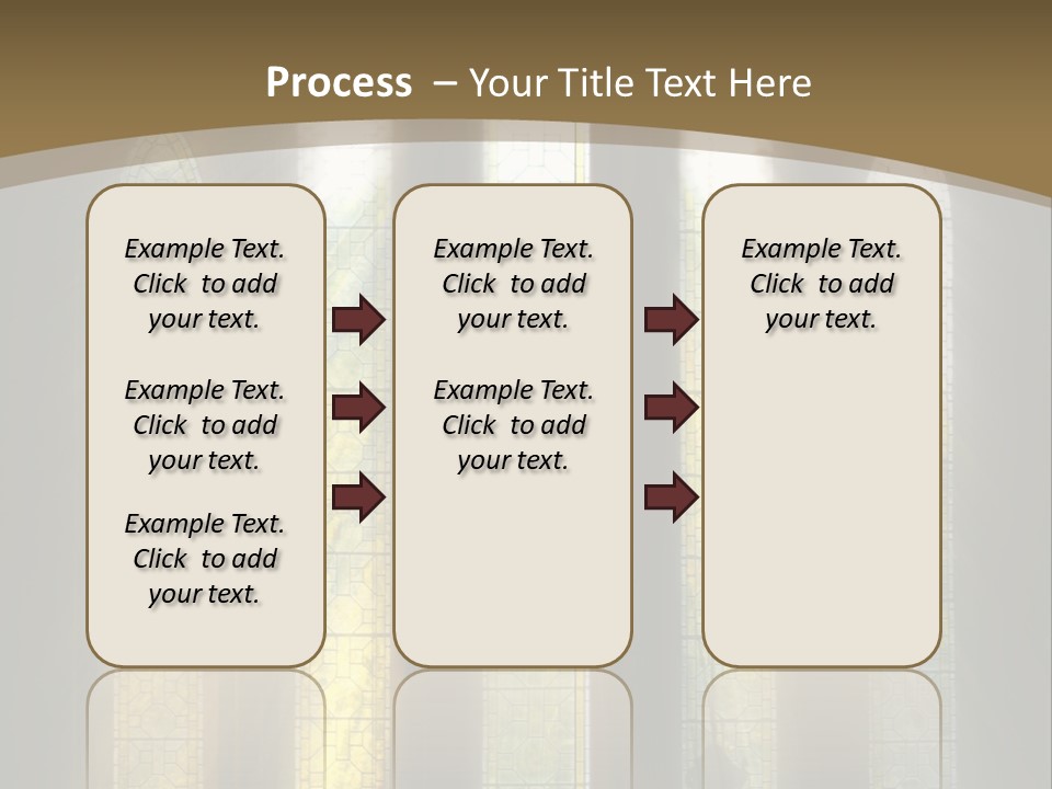 Arch Prayer Burst PowerPoint Template