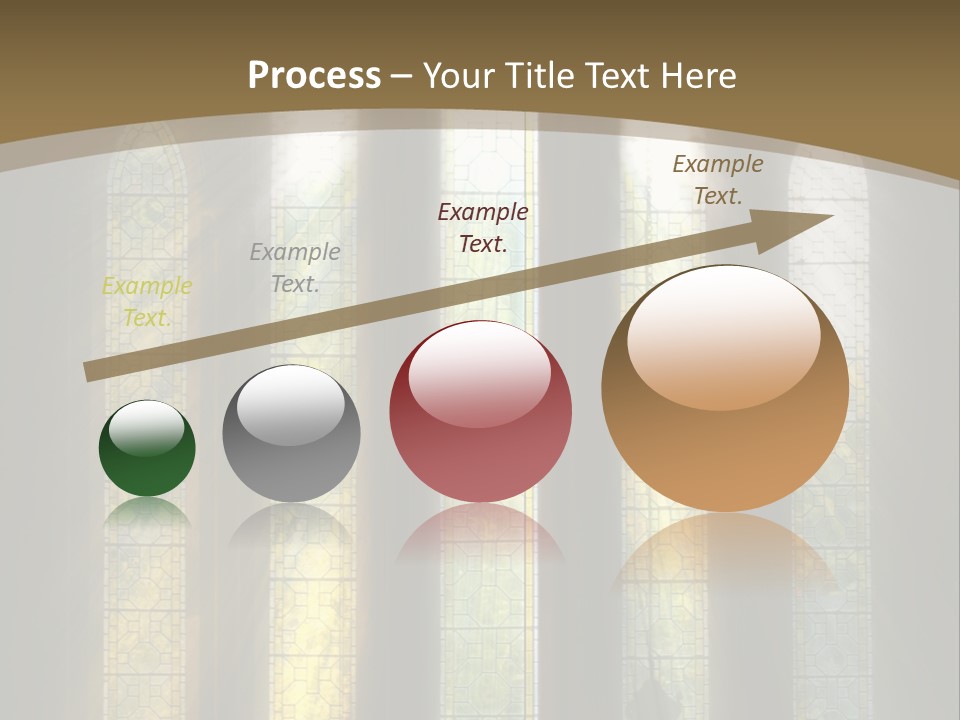 Arch Prayer Burst PowerPoint Template