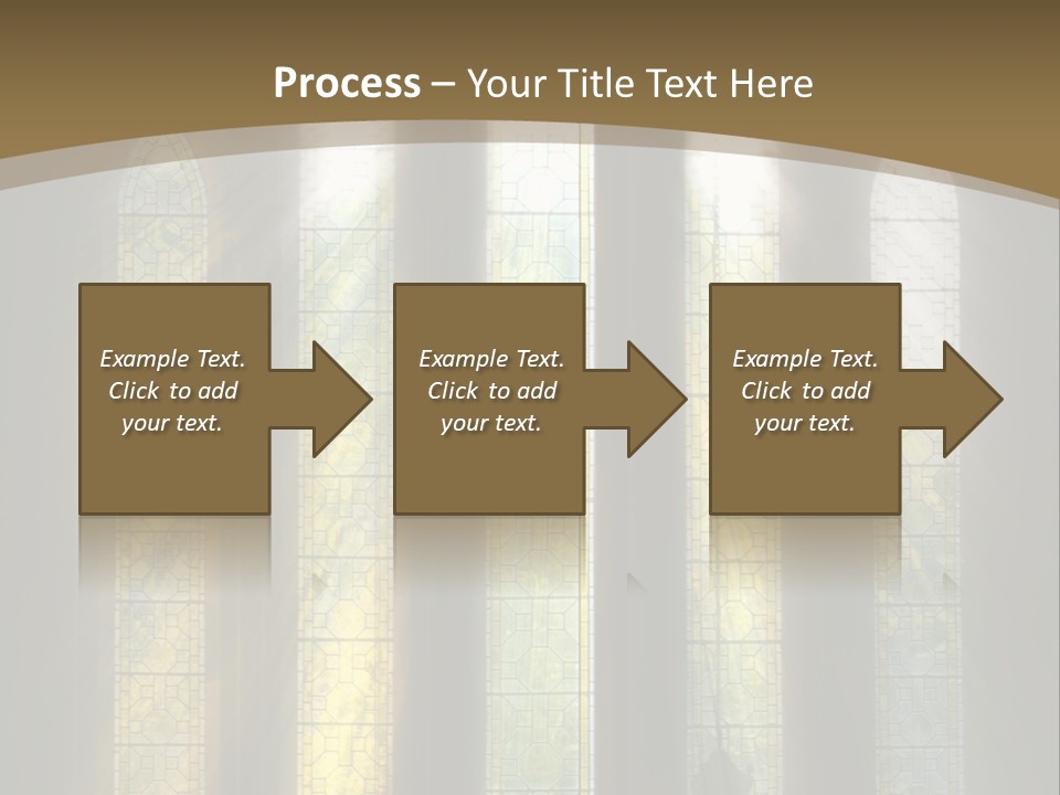 Arch Prayer Burst PowerPoint Template