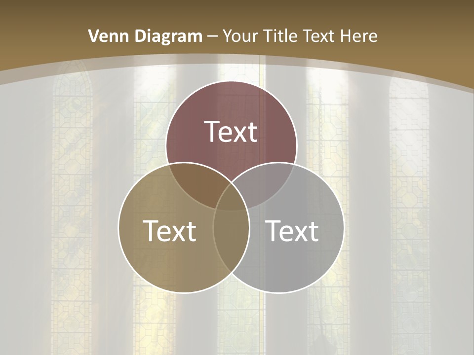 Arch Prayer Burst PowerPoint Template