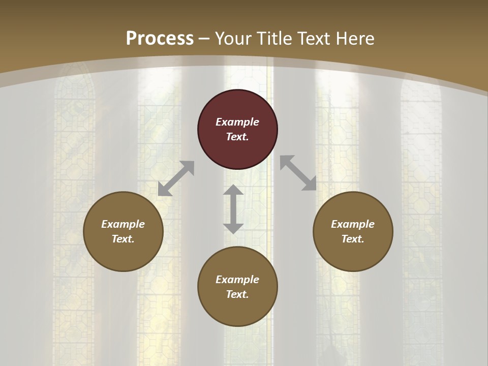 Arch Prayer Burst PowerPoint Template