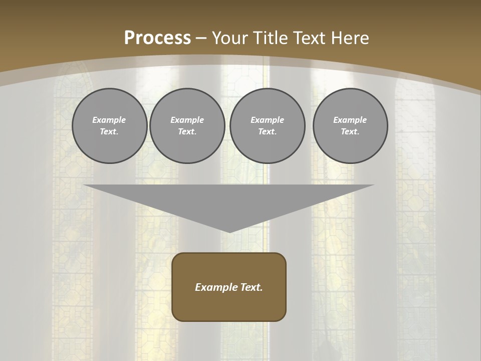 Arch Prayer Burst PowerPoint Template