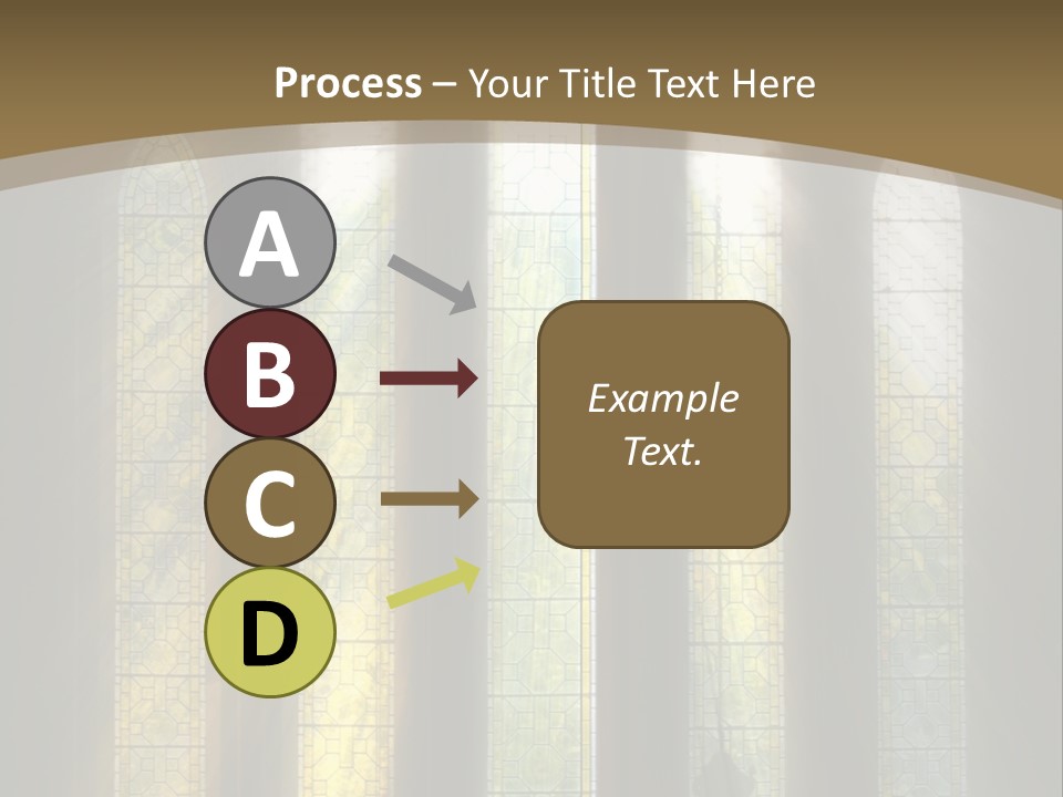 Arch Prayer Burst PowerPoint Template