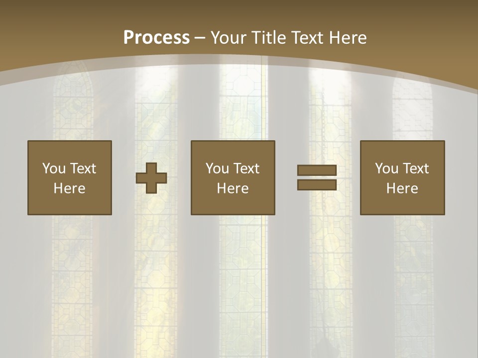 Arch Prayer Burst PowerPoint Template
