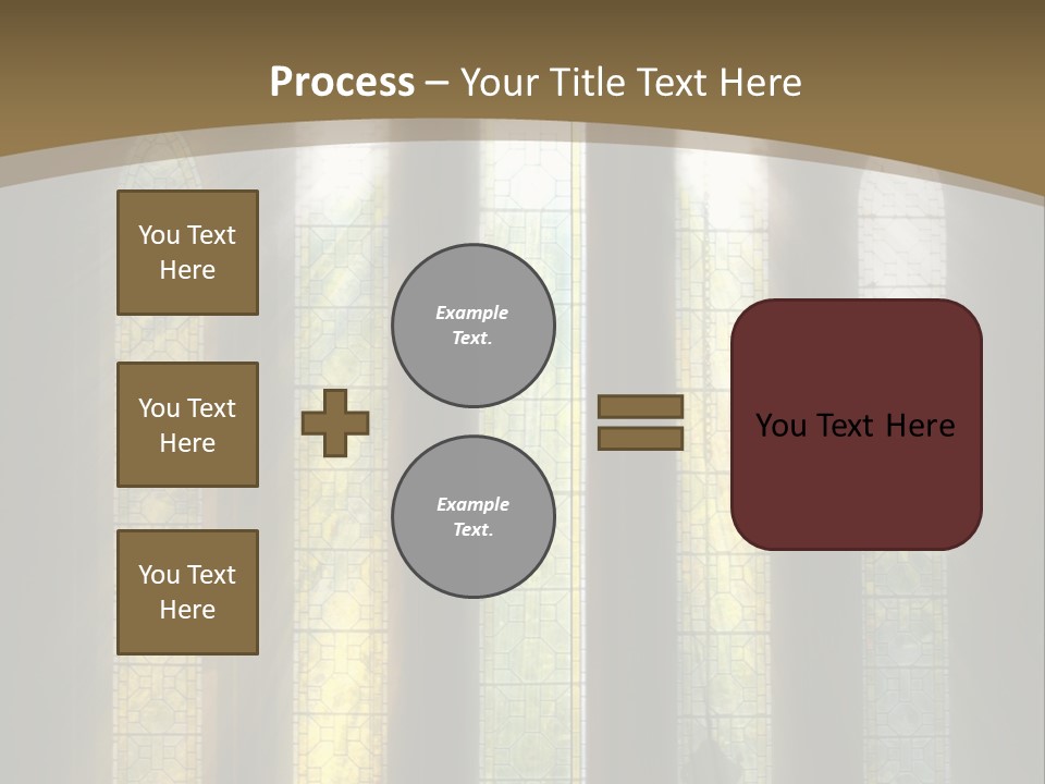 Arch Prayer Burst PowerPoint Template