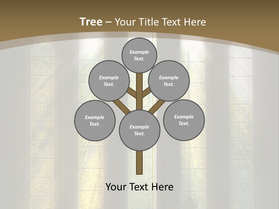 Arch Prayer Burst PowerPoint Template