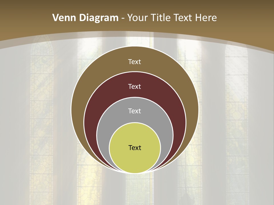 Arch Prayer Burst PowerPoint Template