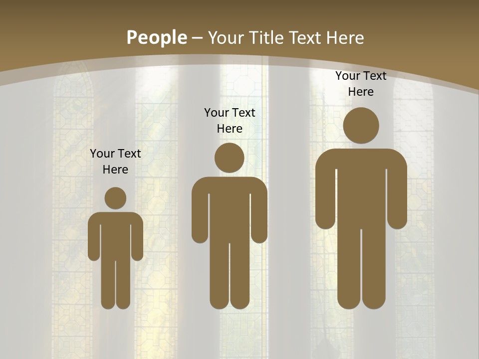 Arch Prayer Burst PowerPoint Template
