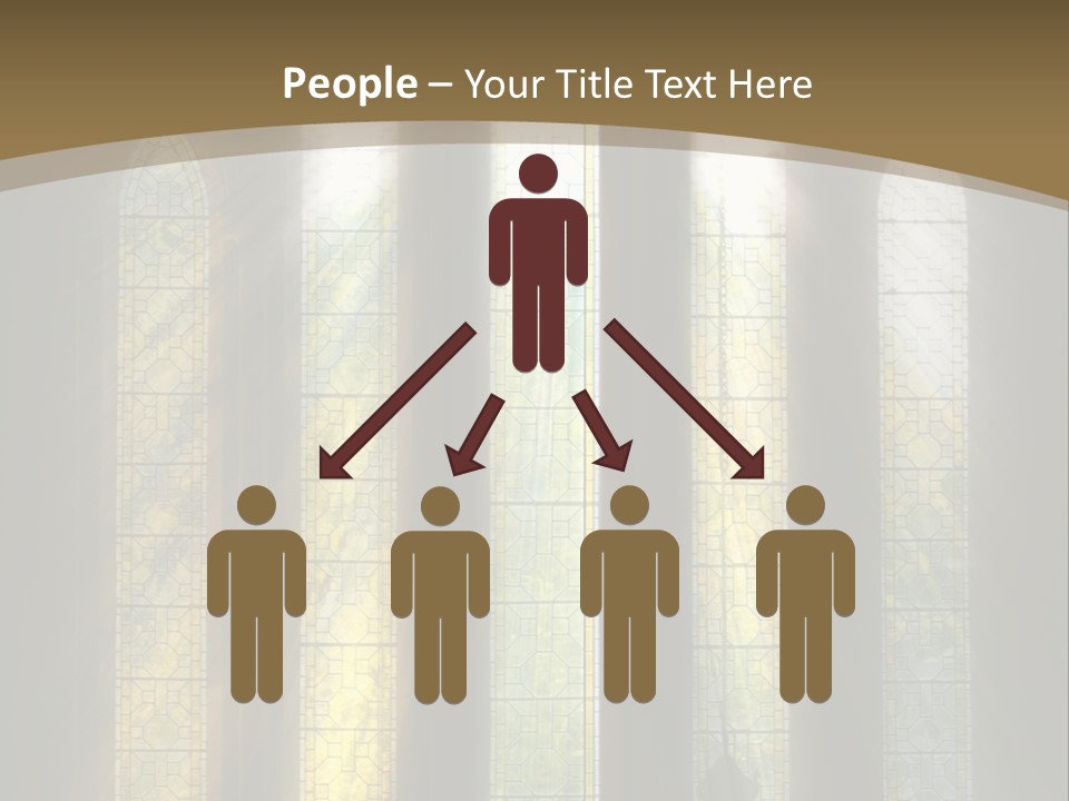 Arch Prayer Burst PowerPoint Template