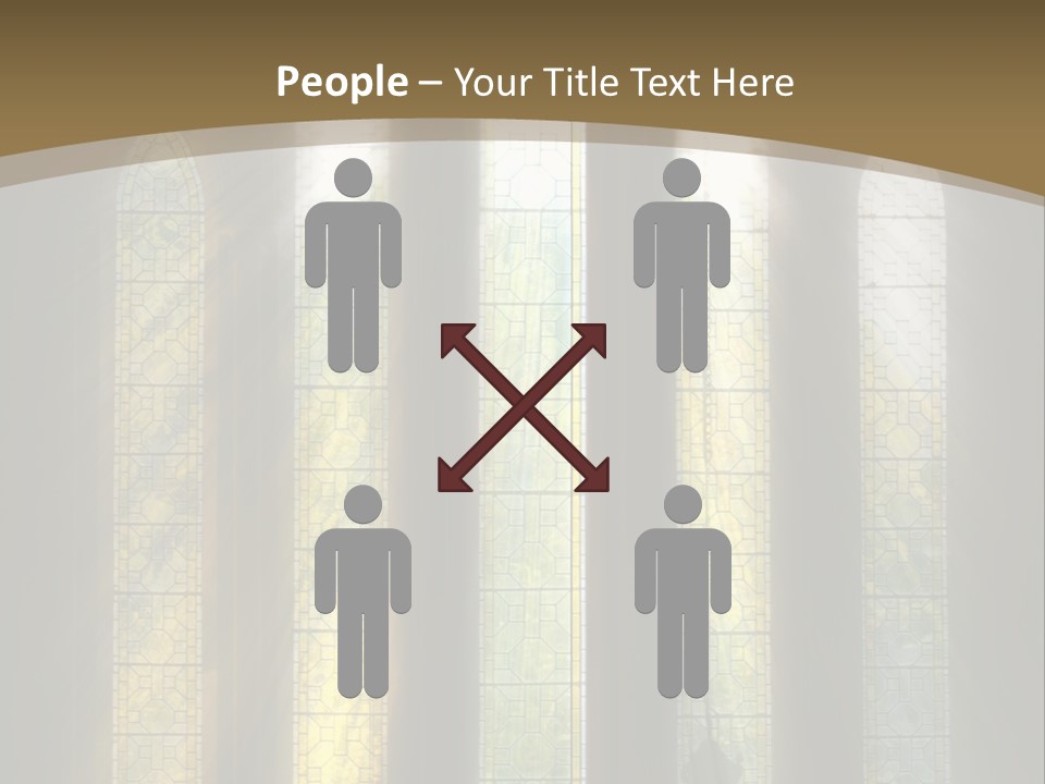 Arch Prayer Burst PowerPoint Template