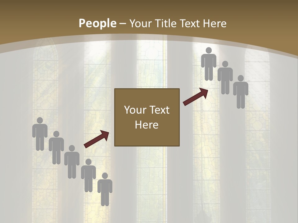 Arch Prayer Burst PowerPoint Template