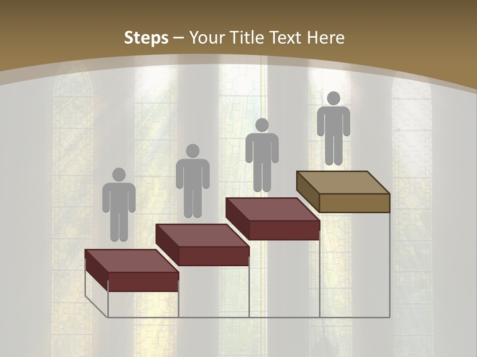 Arch Prayer Burst PowerPoint Template