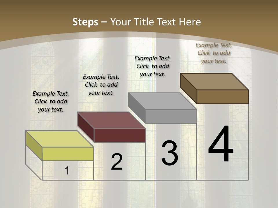 Arch Prayer Burst PowerPoint Template