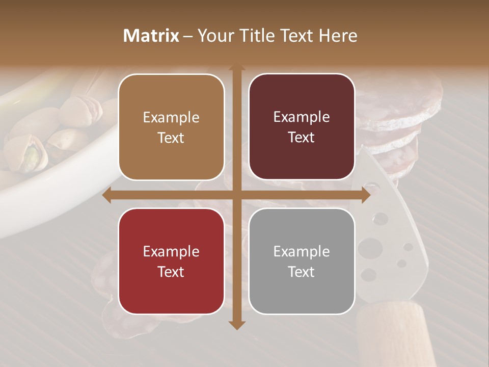 Tradition Knife Carbohydrate PowerPoint Template