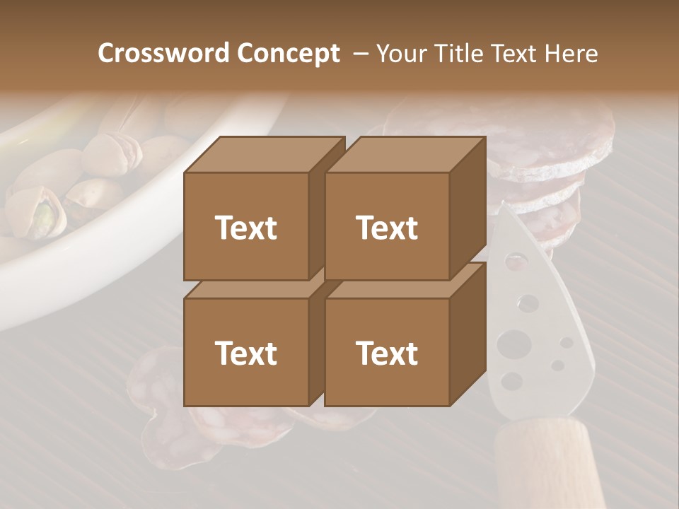 Tradition Knife Carbohydrate PowerPoint Template