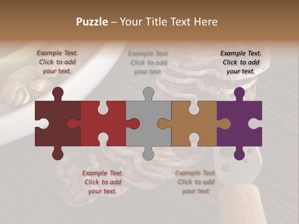 Tradition Knife Carbohydrate PowerPoint Template