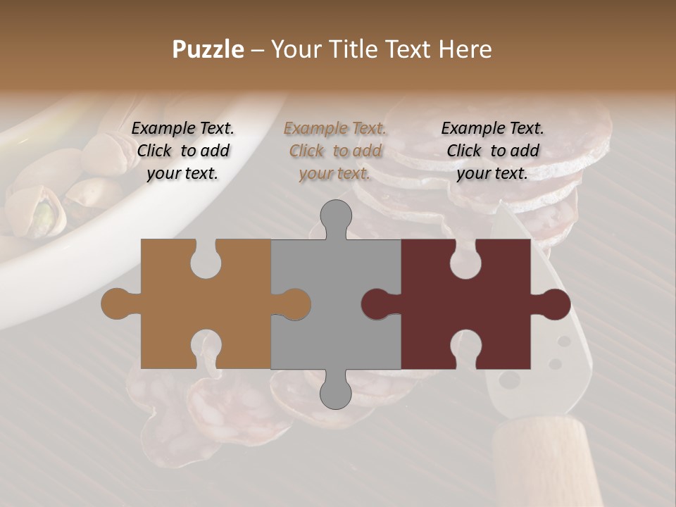 Tradition Knife Carbohydrate PowerPoint Template